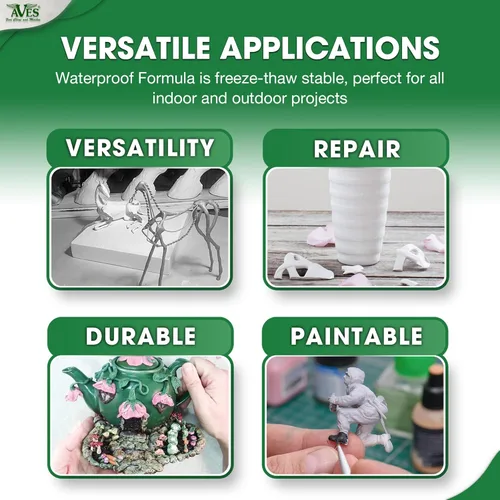 Vista 6 de Aves Apoxie Sculpt - Compuesto de modelado de 2 partes (A y B) – 4 libras, Apoxie Sculpt para esculpir, modelar, rellenar, reparar, fácil de usar