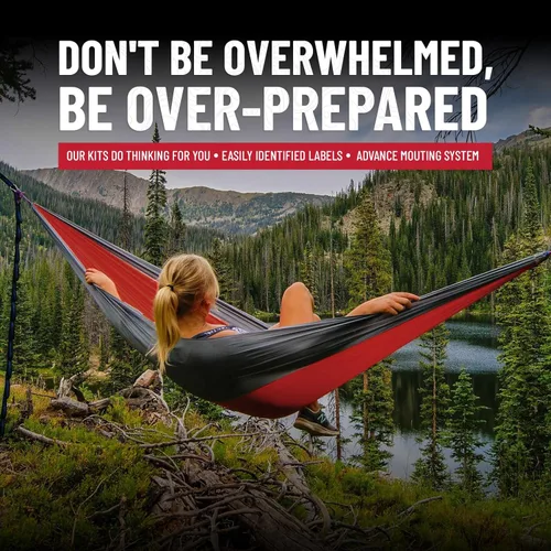 Vista 9 de Surviveware 119 Pcs Comprehensive Premium Survival First Aid Kit - Medical Emergency Kit for Travel Camping Gear, Home Essentials & Outdoor