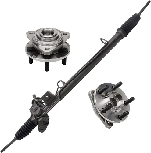 Vista 516 de Detroit Axle - Kit de cubos de rodamiento de rueda delantera de 6 piezas para Dodge Dart 2013-2016, Chrysler 200 2015-2017, 2 cojinetes de rueda