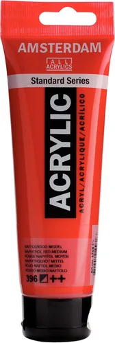 Vista 35 de Amsterdam Serie Estándar Tubo de Pintura Acrílica 120ml Azo Naranja 276 (17092762)