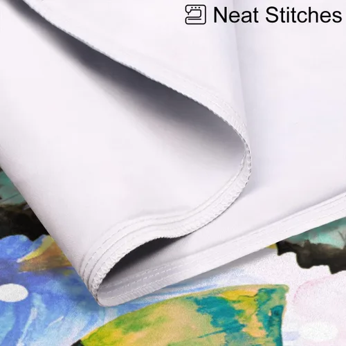 Vista 4 de Funda de almohada de satén con cierre de sobre, para cabello y piel, funda de almohada de seda tamaño estándar, mariposas de acuarela, fundas