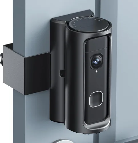 Vista 8 de Soporte para timbre Blink ajustable en ángulo de 360° compatible con timbre de video Blink (modelo 2025), soporte de cámara sin taladrar