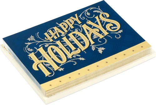 Vista 3 de Hallmark Tarjetas navideñas en caja (Cada felicidad, 16 tarjetas de Navidad y 17 sobres)