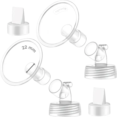 Vista 13 de 2 piezas de bomba Maymom de cuello ancho de dos piezas de 0.472 pulgadas compatibles con bombas Spectra S1, Spectra S2 y 2 válvulas; bridas de boca