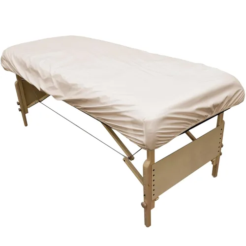 Body Linen Funda para mesa de masaje, barrera reutilizable con superficie limpia. Material PUL impermeable, lavable a máquina. Protege la mesa de