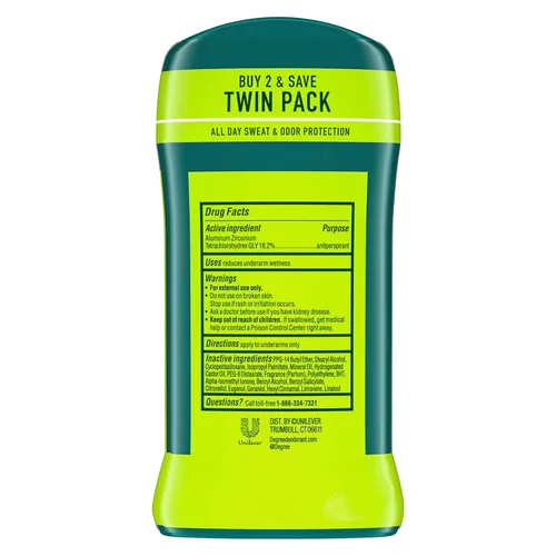 Vista 2 de Grado Hombres seco Protección 48 Hour antitranspirante, cool Rush 2.7 oz (Pack de 6)