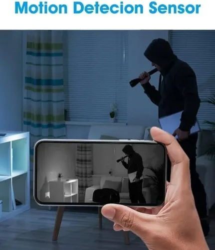 Vista 7 de HD 1080P Camera TV Remote Camera 2 in 1 Use WiFi Cameras with Video and Motion Detection for Indoor Home Security Wireless Nanny Cam