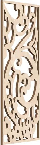 Vista 154 de Ekena Millwork WALW10X25X0250BDWHI Bridgewater - Paneles de pared decorativos de madera con calado, 9 3/8 pulgadas de ancho x 24 3/8 pulgadas