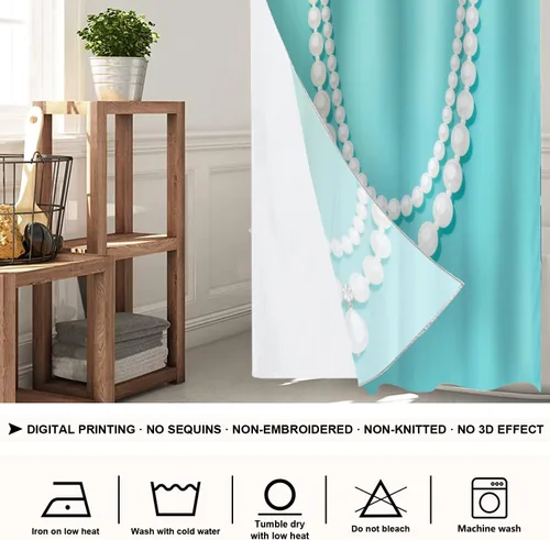 Vista 115 de Shrahala Father and Child Embracing No Hooks Shower Curtain with Snap in Liner Set, Tender Moment Captured Bathroom Décor Polyester Fiber Waterproof