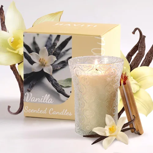 Vista 9 de HAVITI Vela perfumada de eucalipto y salvia alpina, velas de tarro de soja Galentines para el día de San Valentín para el día de la madre, velas