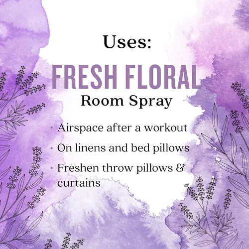 Vista 7 de Aura Cacia Spray para Ambiente Floral Fresco 8 fl. oz. - Aroma Ligero, Sin Fragancias Sintéticas