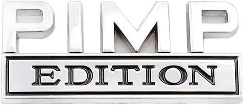 Vista 30 de Fuck IT Edition Emblema para el lado del coche, parte trasera, capó delantero, puerta del maletero, parachoques de metal 3D, calcomanía para F-150