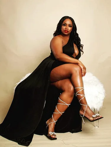 Vista 5 de LAGSHIAN Women Sexy Elegant One Shoulder High Split Cutout Long Evening Dress