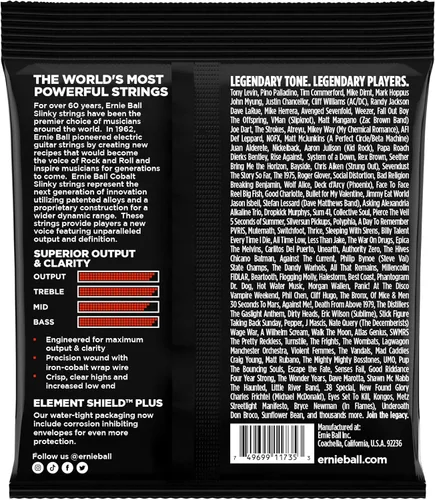 Vista 2 de Ernie Ball Slinky Cobalt - Cuerdas para bajo eléctrico de 6 cuerdas, calibre 32-130