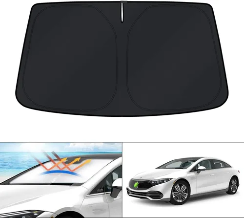 Vista 142 de KUST Parasol para parabrisas para BMW X1 F48 2016, 2017, 2018, 2019, 2020, 2021, 2022, accesorios de ajuste personalizado, parasol plegable