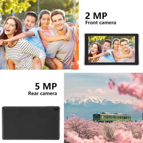 Vista 3 de YQSAVIOR Tabletas, Android 15 Tablet 7 pulgadas, 8GB RAM 32GB ROM Tablet PC Quad-Core Procesador de Computadora Tablet para Niños, Pantalla IPS
