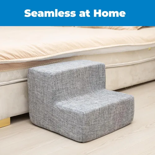Vista 3 de Best Pet Supplies Escalones y pasos para perros - Escalones de espuma para perros pequeños y gatos, soporte de paso de mascotas equilibrado