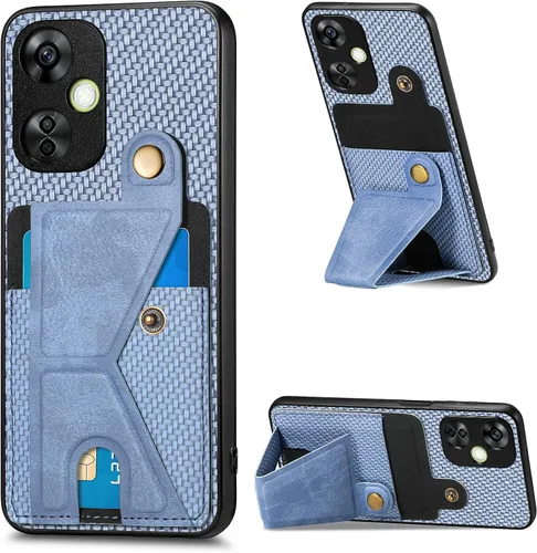 Vista 151 de Funda para Oppo K10x / OnePlus Nord CE 2 Lite 5G Funda para Realme 9 5G / 9 Pro / Q5 / V25 Funda de piel sintética con ranuras para tarjetas