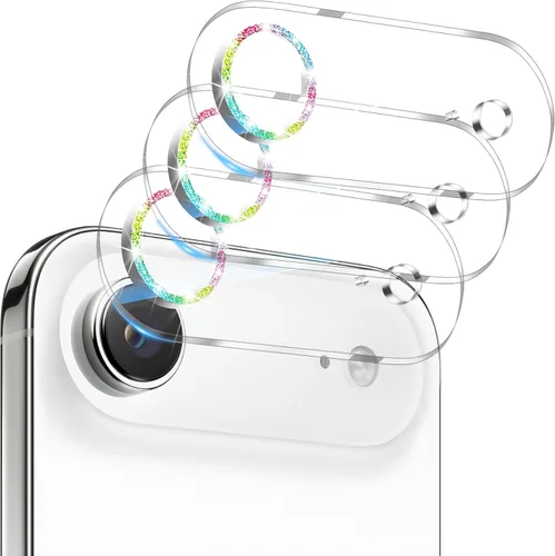 Vista 9 de Dengduoduo Paquete de 3 protectores de lente de cámara de vidrio templado para iPhone 15 de 6.1 pulgadas y para iPhone 15 Plus de 6.7 pulgadas