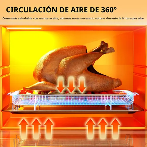 Vista 3 de Cesta para Freidora de Aire para Horno, OPENICE Bandeja y Sartén Grande de Freidora de Aire de 15.6" x 11.6" con 30 Piezas de Papeles de Pergamino