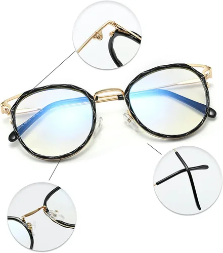 Vista 5 de Transición al aire libre fotocromática progresiva multifocal gafas de lectura para mujeres visión ajustable ronda gafas de sol lector