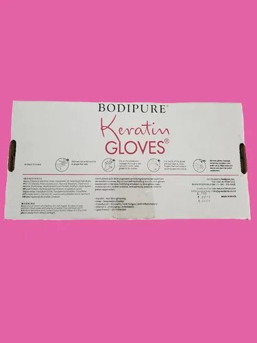 Vista 7 de Bodipure Máscara de mano hidratante todo en 1, máscara de mano de queratina y vitamina E para manos secas y agrietadas, fórmula de guantes