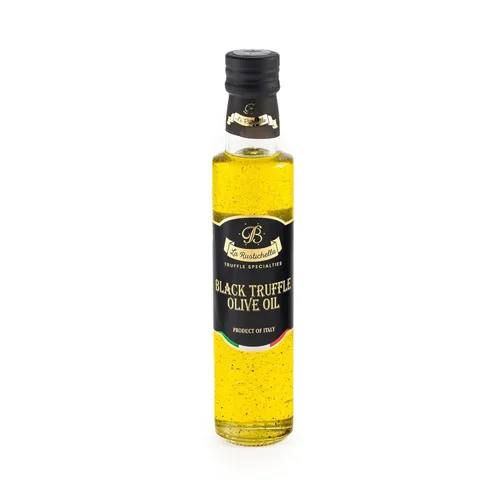 Vista 7 de La Rustichella - Aceite de oliva de trufa negra pequeño - (3.4 fl oz, 3.38 fl oz) - Vegano, sin gluten, sin colesterol