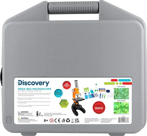 Vista 5 de Microscopio Discovery Bresser 900 X con estuche 44-50101