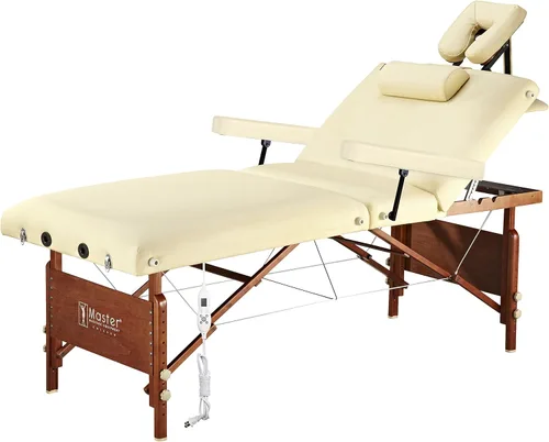 Vista 14 de Master Massage Del Ray Pro - Mesa de masaje portátil de 30 pulgadas, color arena, lujosa con cojín de espuma de 3 pulgadas de grosor