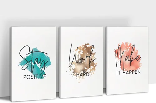 Vista 28 de SHMAO Lienzo bíblico para pared, decoración de pared motivacional, 3 piezas de amor, fe, esperanza, lienzo, cuadros impresos para decoración