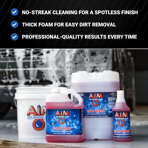 Vista 6 de AIM Chemicals - Champú para auto con fórmula de alta espuma, champú profesional para lavado de autos compatible con revestimientos de cerámica