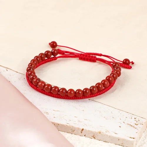 Vista 165 de LPBeads Pulsera de piedra natural hecha a mano de tamaño ajustable