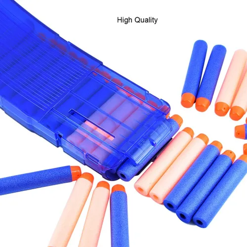Vista 3 de pinzas para cartuchos de carga rápida, 4 unidades, 12 dardos para Nerf n-Strike Elite Blaster (naranja)