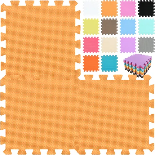 Vista 18 de qqpp Alfombrillas de Goma EVA de 18 Piezas de Espuma Entrelazadas tipo Rompecabezas para Suelo - Alfombra de Juego para Bebé para Jugar Esterilla