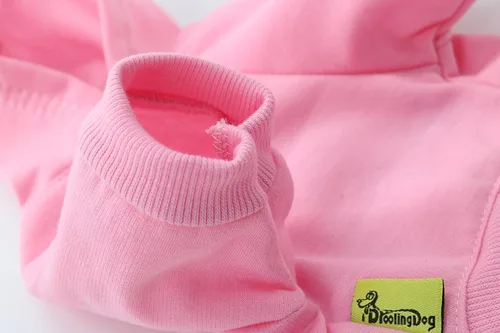 Vista 5 de DroolingDog Camisetas para perros pequeños con texto en inglés "I Love My Mom", sudaderas con capucha para perros pequeños, talla XS, sudadera