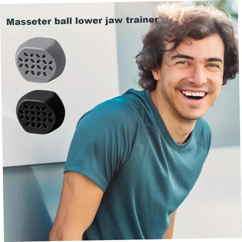 Vista 7 de Ejercitador de mandíbula, ejercitador de mandíbula para hombres y mujeres, 6 piezas de ejercicio de línea de mandíbula masticable, reductor