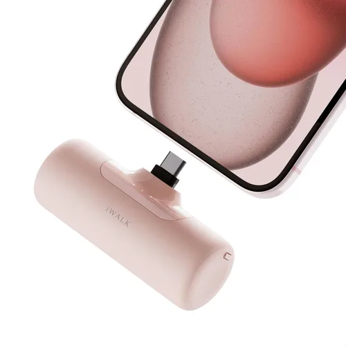Vista 9 de iWALK Cargador portátil para iPhone 15/16/17, cargador de batería con conector USB C integrado, cargador de teléfono para iPhone Series, Samsung