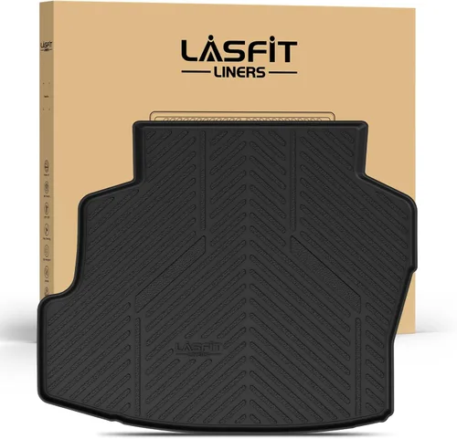 Vista 22 de LASFIT Alfombrillas para Toyota Tundra 2007-2011 doble cabina (no compatible con CrewMax o cabina regular), ajuste personalizado para todo