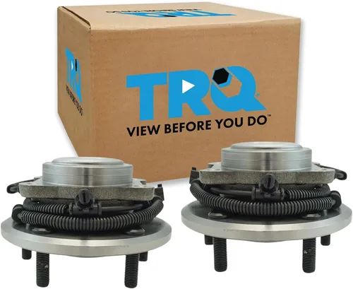 Vista 33 de TRQ Juego de 2 rodamientos de rueda delantera y conjunto de cubo compatible con Tesla 3 2020 Y 2018-2019
