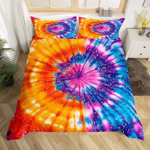 Vista 11 de Erosebridal Juego de ropa de cama de atrapasueños, tamaño individual, juego de funda de edredón bohemia de microfibra de lujo para niños