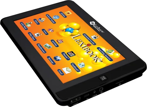 Vista 5 de LEXiBOOK Primera tableta educativa infantil Android, juegos de conocimiento general, biblioteca incluida, USB, tarjeta TF y conexión auxiliar
