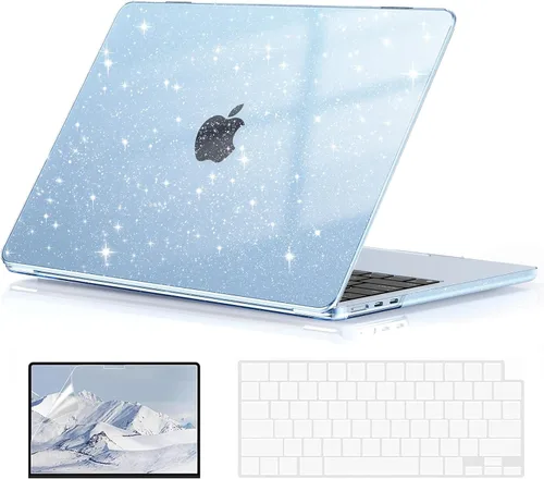 Vista 22 de EooCoo Funda compatible con MacBook Air de 15 pulgadas M5 2026 2025-2023 Release M4 M3 M2 modelo A3448 A3241 A3114 A2941, carcasa rígida