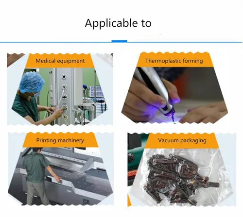 Vista 8 de 110V 1/4 HP 3 CFM 5 Pa Bomba de vacío de aire de paleta giratoria de una sola etapa, adecuada para envasado al vacío, mantenimiento