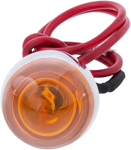 Vista 8 de United Pacific 10863 - Sujetador de placa de matrícula LED con acabado cromado estilo bala, cableado original, hardware de montaje incluido – Ámbar