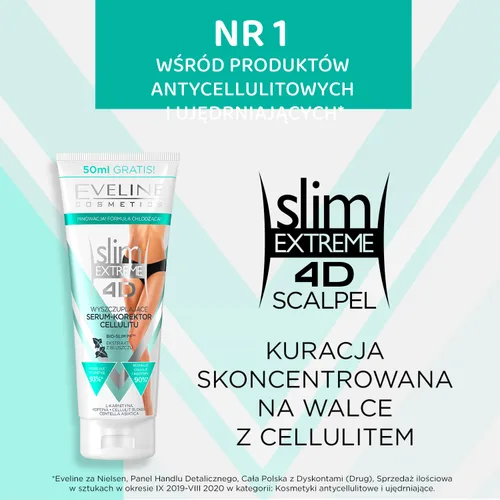 Vista 3 de Slim Extreme 3D - Suero para adelgazar intensamente + reafirmante anti-celulitis, 8.8 fl. oz. (8.5 fl oz)