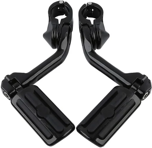 TCMT Estriberas de 1.25 pulgadas para autopista, reposapiés que se ajustan a Harley Touring Road King Street Glide Road Glide Electra Glide Softail