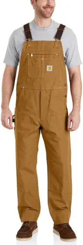 Carhartt - Overol con pechera de lona de ajuste relajado para hombre