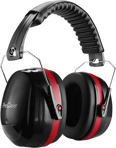 Vista 10 de ProCase - Orejeras de protección auditiva, auriculares de cancelación de ruido de seguridad NRR 32dB para adultos/adolescentes, orejeras sensoriales