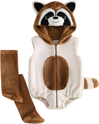 Vista 9 de Disfraz de Halloween para bebé, conjunto de 2 piezas con capucha de Verde (Green-Dinosaur)