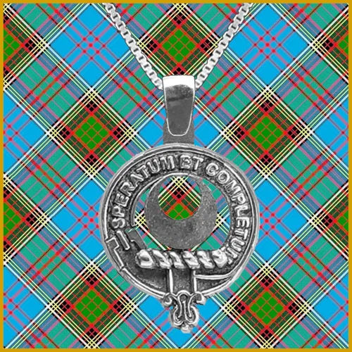 Vista 2 de Arnott Large 1" Scottish Clan Crest Pendant - Sterling Silver